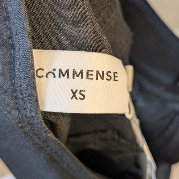 Commense Black Pleated Cuffed Pants Size XS - Picture 4 of 5